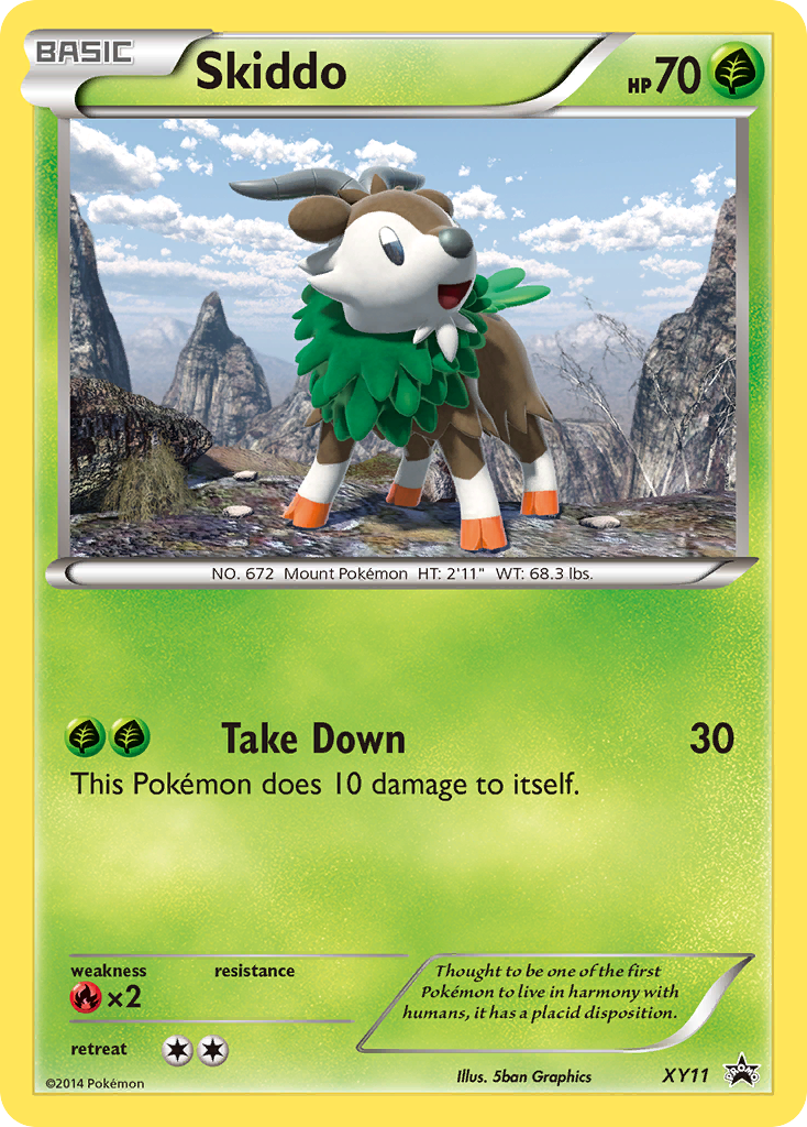 Skiddo (XY11) [XY: Black Star Promos] | The Gaming-Verse