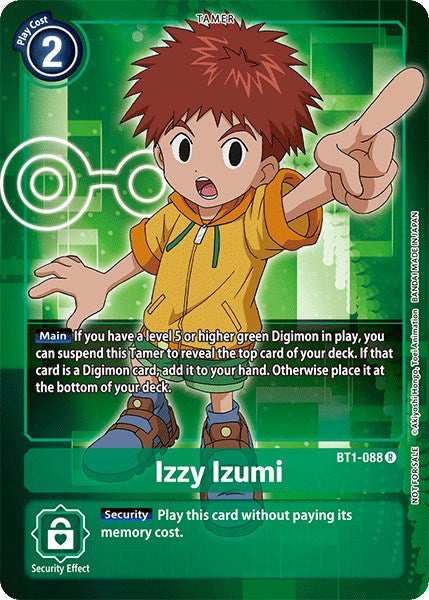 Izzy Izumi [BT1-088] (Official Tournament Pack Vol.3) [Release Special Booster Promos] | The Gaming-Verse