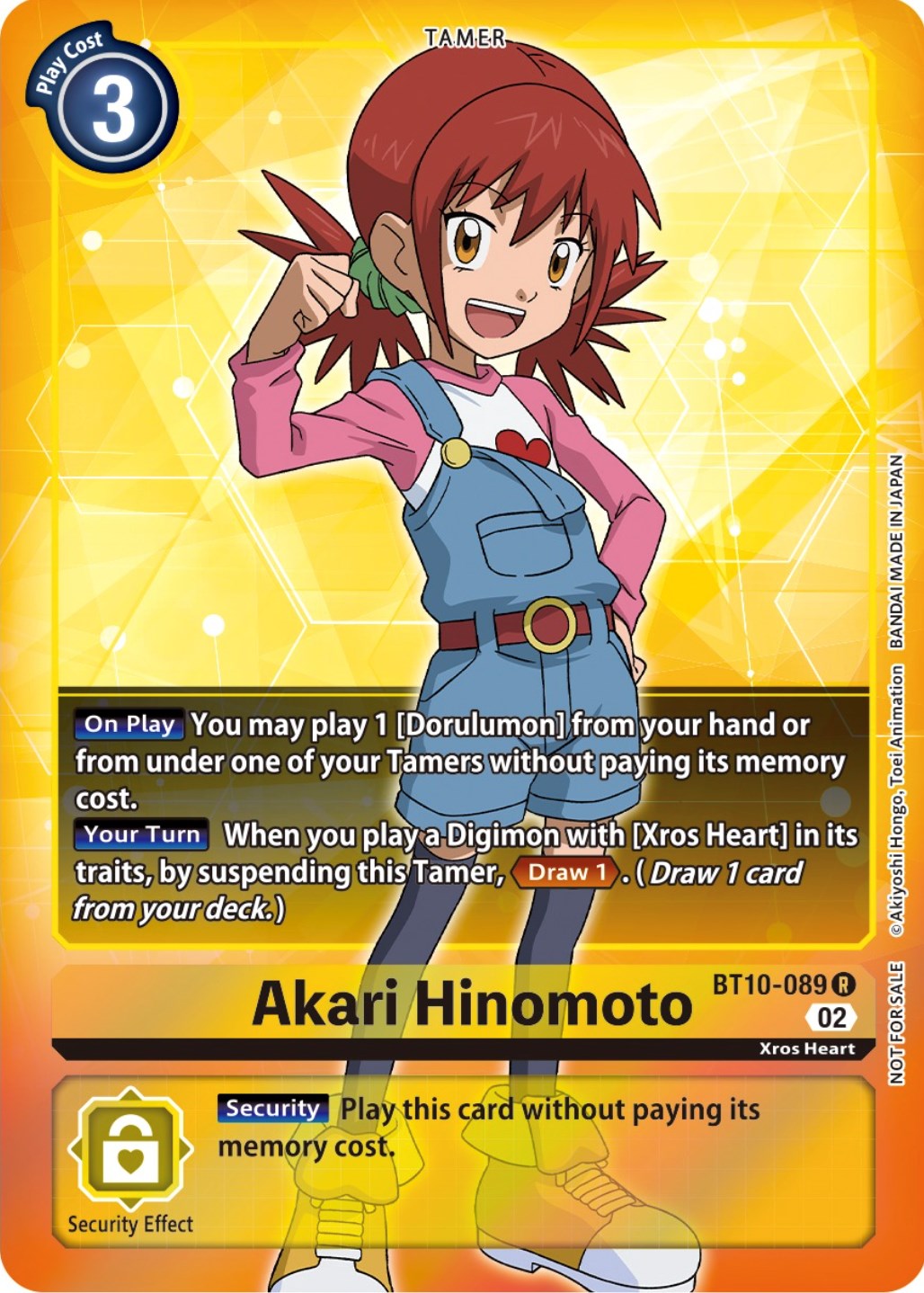 Akari Hinomoto [BT10-089] (Box Topper) [Xros Encounter] | The Gaming-Verse