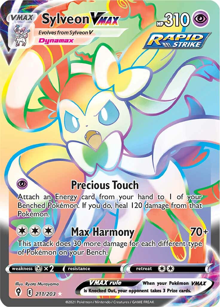 Sylveon VMAX (211/203) [Sword & Shield: Evolving Skies] | The Gaming-Verse