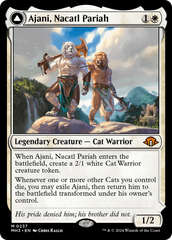 Ajani, Nacatl Pariah // Ajani, Nacatl Avenger [Modern Horizons 3] | The Gaming-Verse