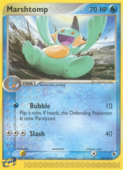 Marshtomp (40/109) [EX: Ruby & Sapphire] | The Gaming-Verse