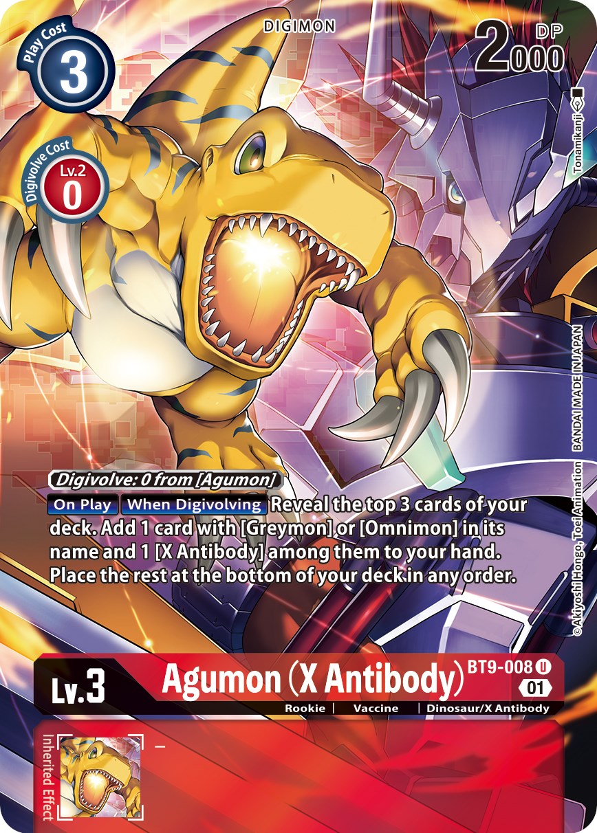 Agumon (X Antibody) [BT9-008] (Alternate Art) [X Record] | The Gaming-Verse