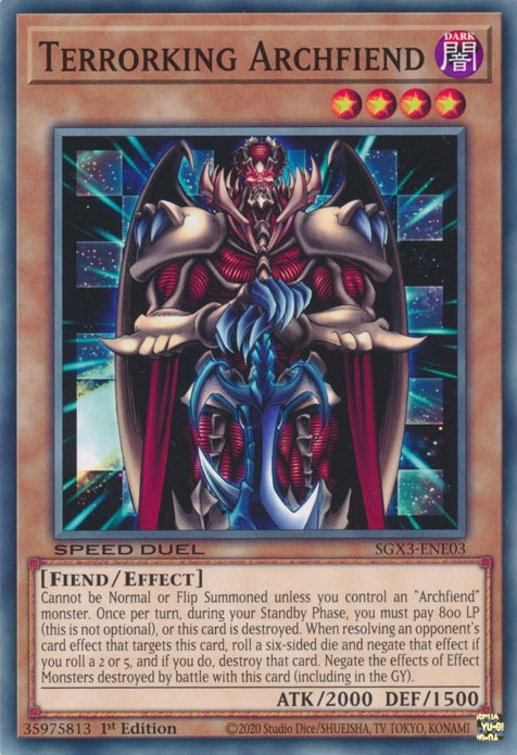 Terrorking Archfiend [SGX3-ENE03] Common | The Gaming-Verse