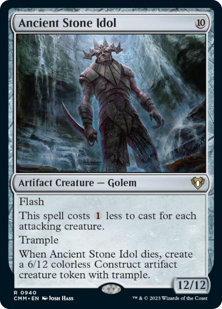 Ancient Stone Idol [Commander Masters] | The Gaming-Verse