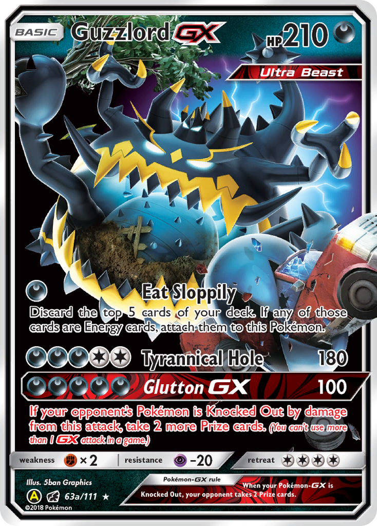 Guzzlord GX (63a/111) [Alternate Art Promos] | The Gaming-Verse