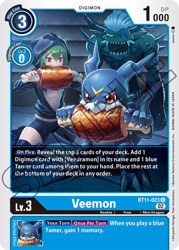 Veemon [BT11-023] [Dimensional Phase] | The Gaming-Verse