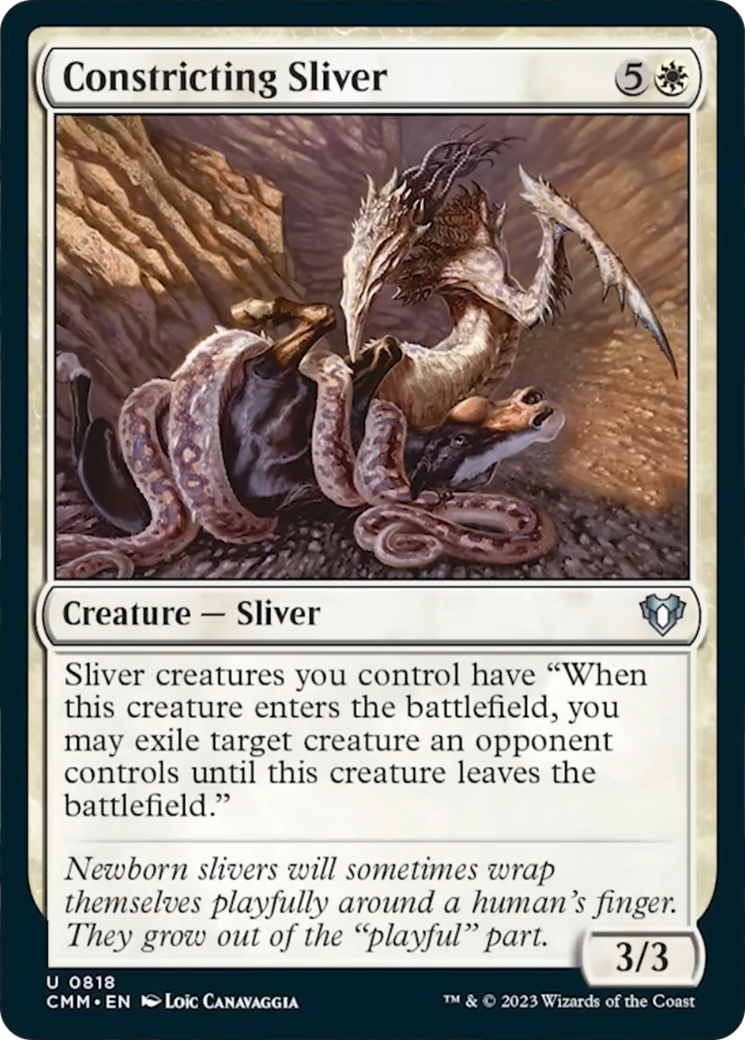 Constricting Sliver [Commander Masters] | The Gaming-Verse