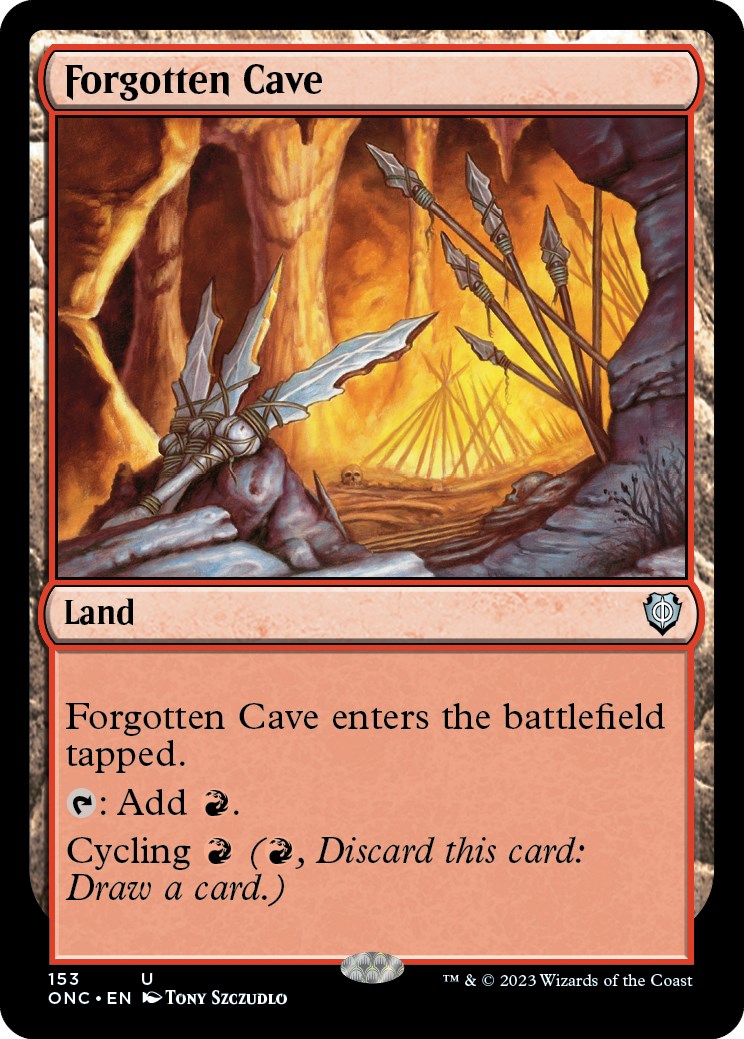 Forgotten Cave [Phyrexia: All Will Be One Commander] | The Gaming-Verse