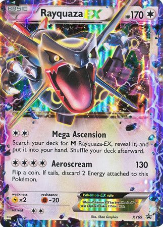 Rayquaza EX (XY69) (Jumbo Card) [XY: Black Star Promos] | The Gaming-Verse