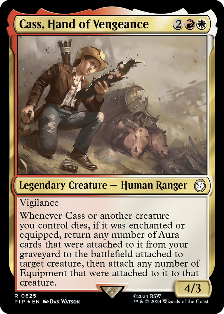 Cass, Hand of Vengeance (Surge Foil) [Fallout] | The Gaming-Verse