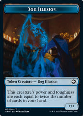 Dog Illusion // Guenhwyvar Double-Sided Token [Dungeons & Dragons: Adventures in the Forgotten Realms Tokens] | The Gaming-Verse