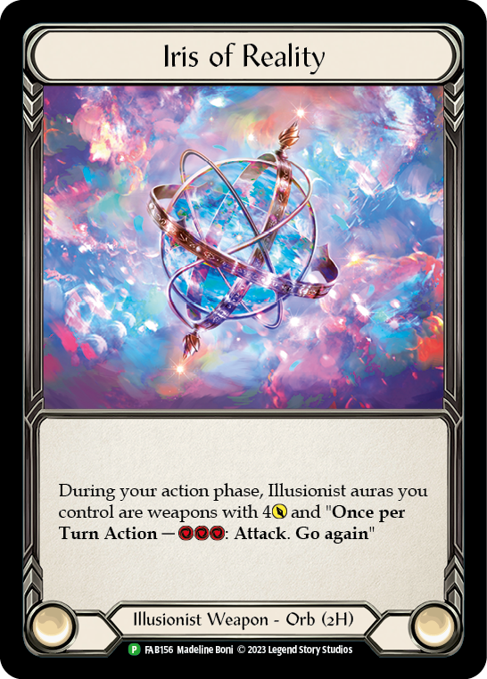 Iris of Reality [FAB156] (Promo)  Rainbow Foil | The Gaming-Verse