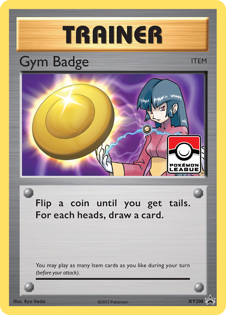 Gym Badge (XY208) (Sabrina) [XY: Black Star Promos] | The Gaming-Verse