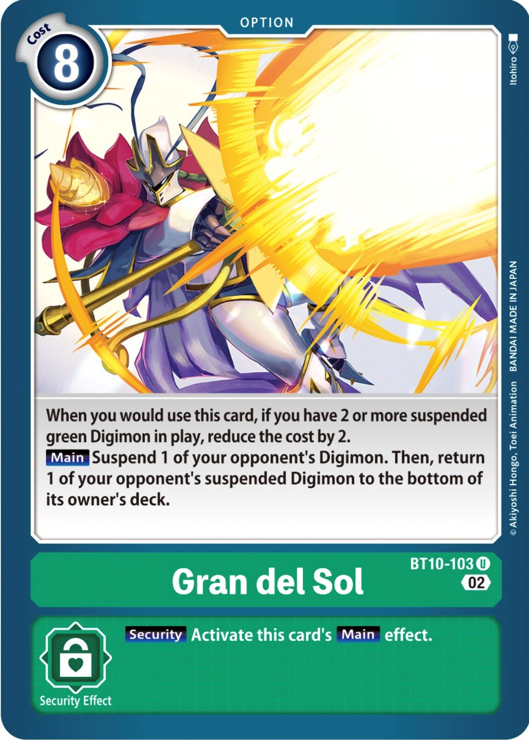 Gran del Sol [BT10-103] [Xros Encounter] | The Gaming-Verse