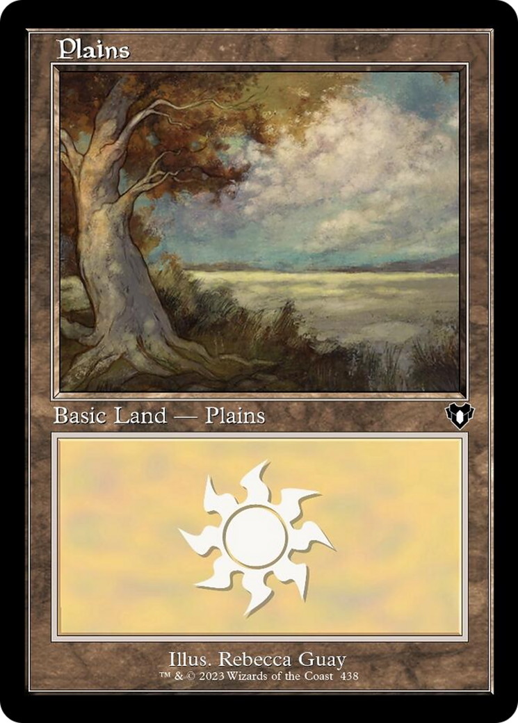 Plains (438) (Retro) [Commander Masters] | The Gaming-Verse