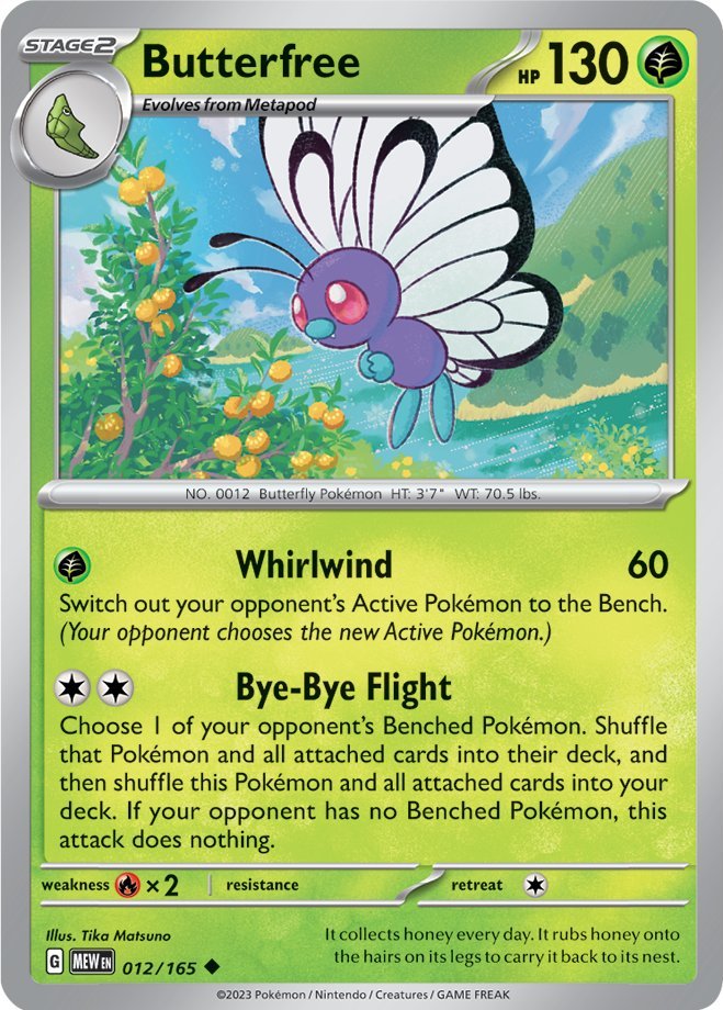 Butterfree (012/165) [Scarlet & Violet: 151] | The Gaming-Verse