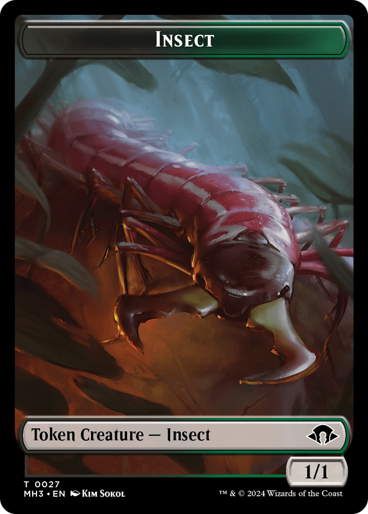 Eldrazi Spawn // Insect (0027) Double-Sided Token [Modern Horizons 3 Tokens] | The Gaming-Verse