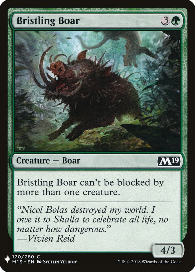 Bristling Boar [Mystery Booster] | The Gaming-Verse