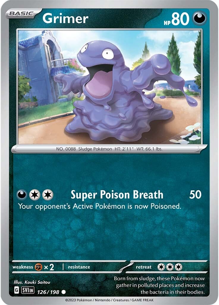 Grimer (126/198) [Scarlet & Violet: Base Set] | The Gaming-Verse