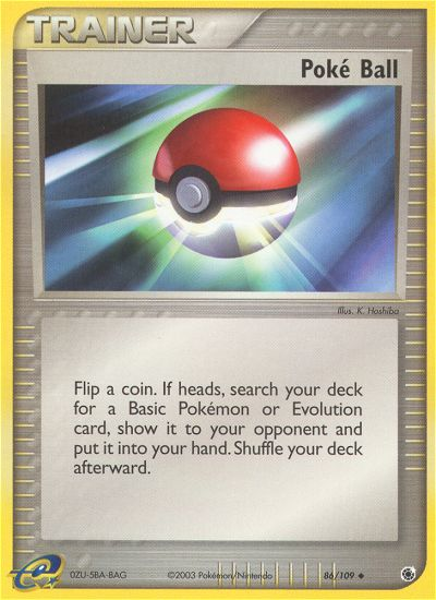 Poke Ball (86/109) [EX: Ruby & Sapphire] | The Gaming-Verse