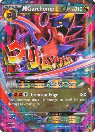 M Garchomp EX (XY168) (Jumbo Card) [XY: Black Star Promos] | The Gaming-Verse