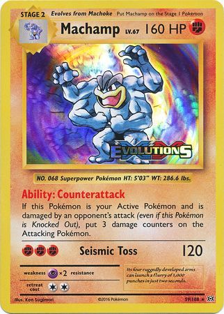 Machamp (59/108) (XY Evolutions Prerelease) [XY: Black Star Promos] | The Gaming-Verse