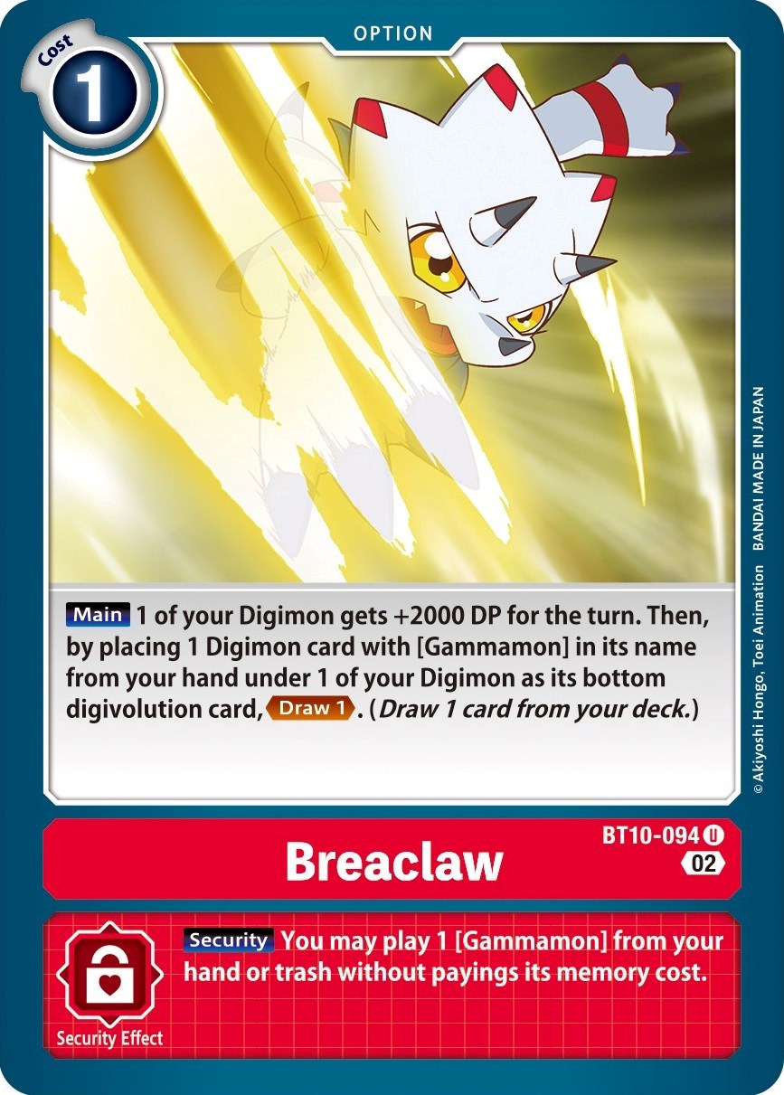 Breaclaw [BT10-094] [Xros Encounter] | The Gaming-Verse