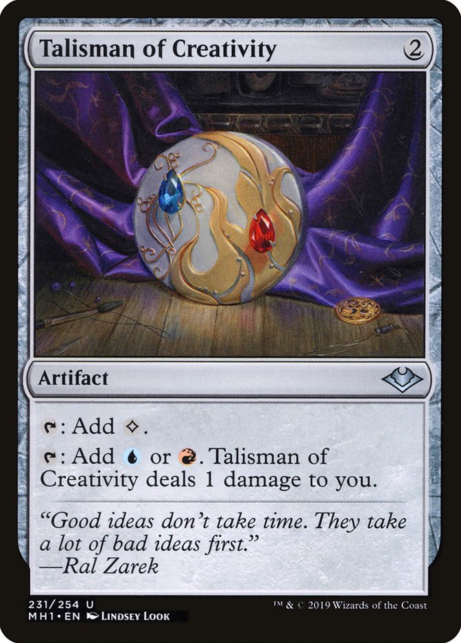 Talisman of Creativity [Modern Horizons] | The Gaming-Verse