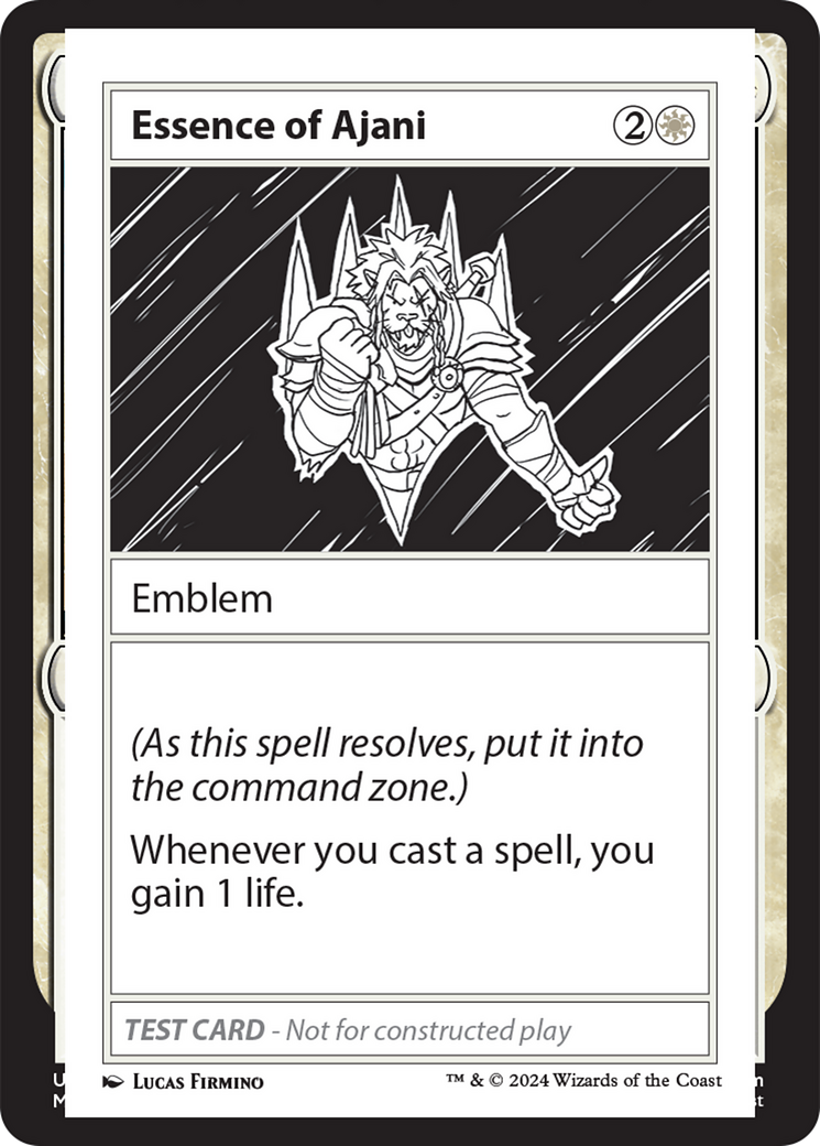 Essence of Ajani [Mystery Booster 2 Playtest Cards] | The Gaming-Verse