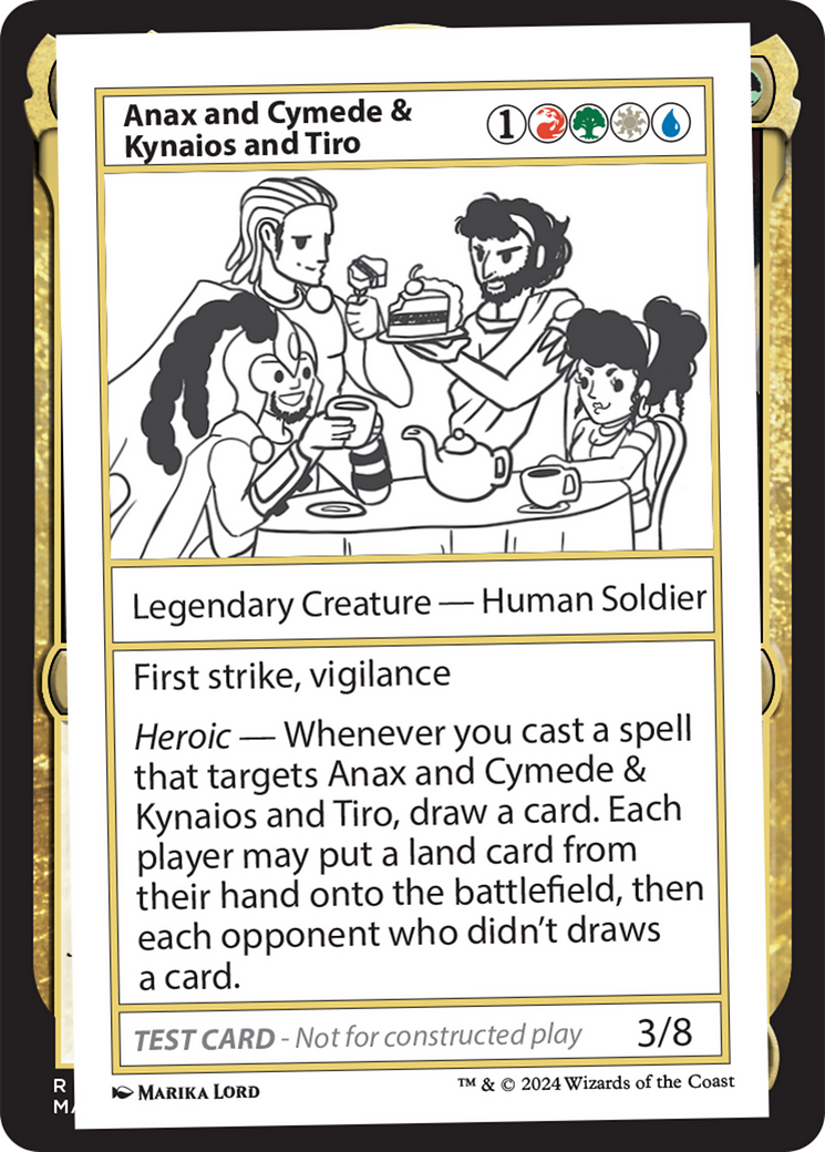 Anax and Cymede & Kynaios and Tiro [Mystery Booster 2 Playtest Cards] | The Gaming-Verse