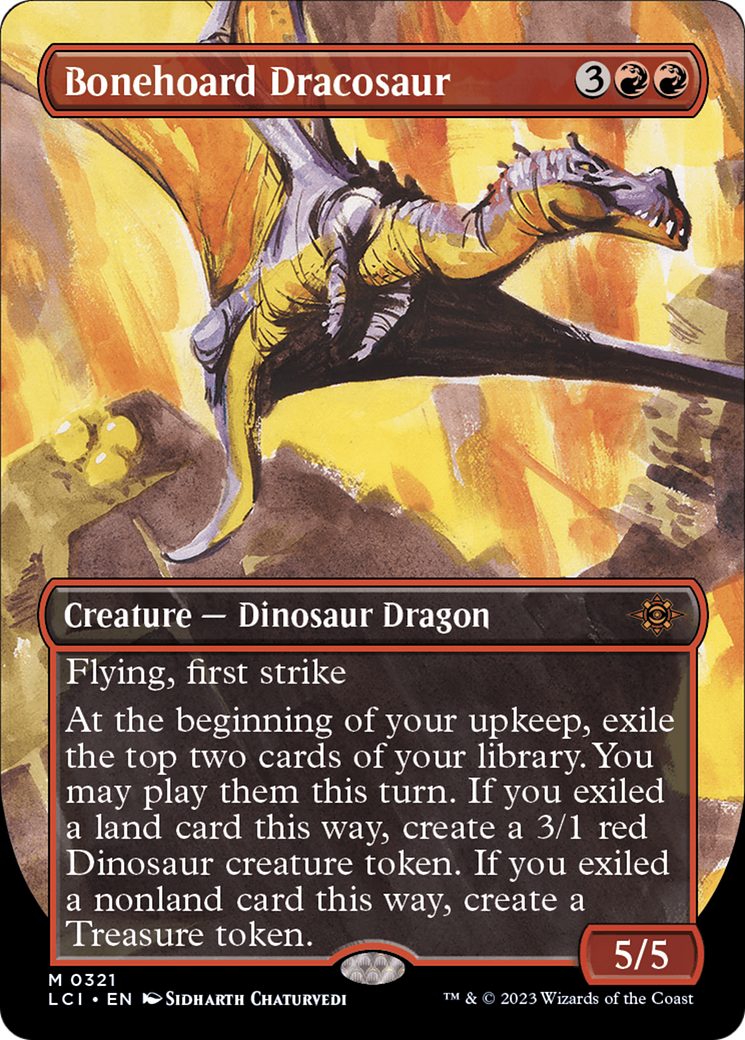 Bonehoard Dracosaur (Borderless) [The Lost Caverns of Ixalan] | The Gaming-Verse