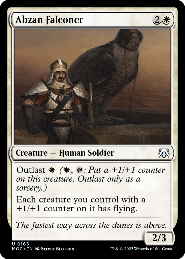 Abzan Falconer [March of the Machine Commander] | The Gaming-Verse