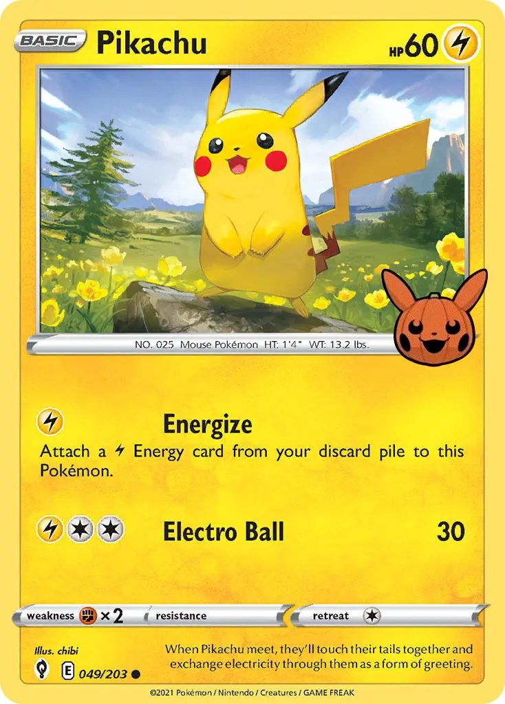 Pikachu (049/203) [Trick or Trade] | The Gaming-Verse