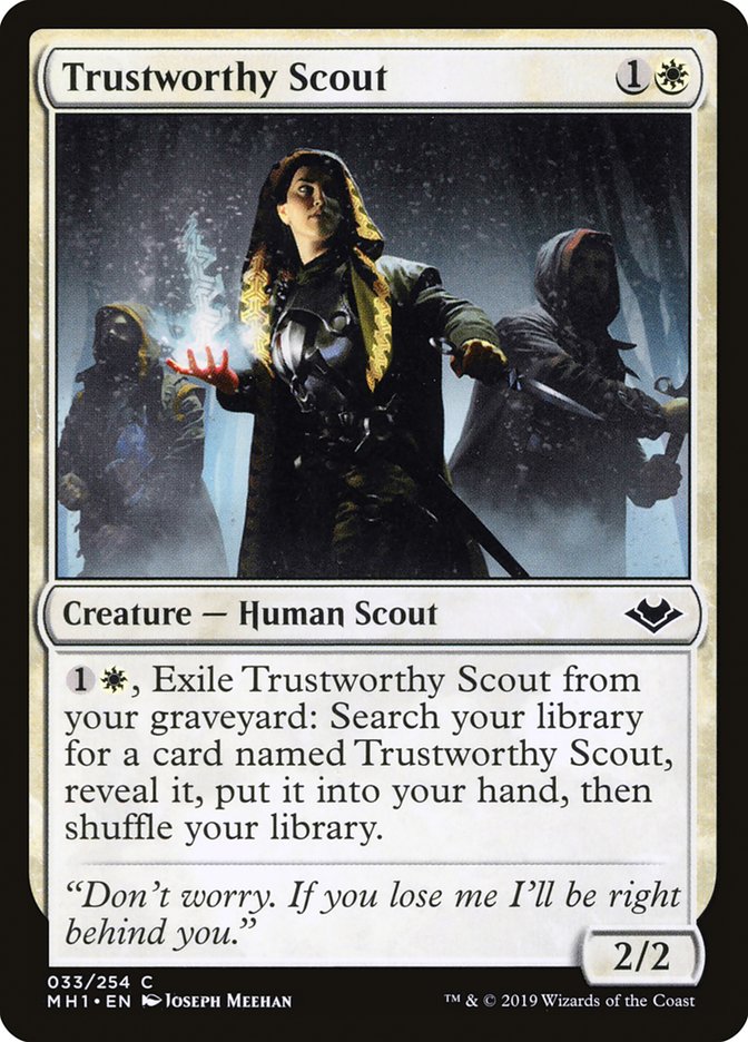 Trustworthy Scout [Modern Horizons] | The Gaming-Verse