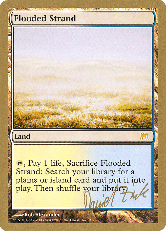 Flooded Strand (Daniel Zink) [World Championship Decks 2003] | The Gaming-Verse