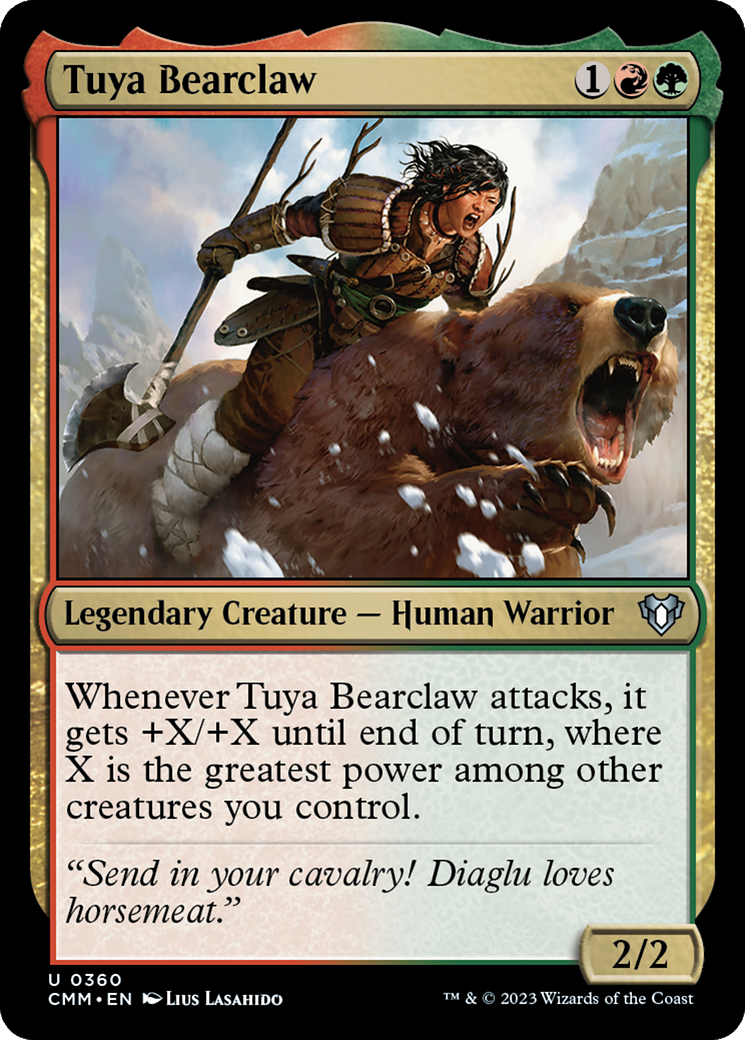 Tuya Bearclaw [Commander Masters] | The Gaming-Verse