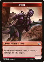 Devil // Zombie Double-Sided Token [Dungeons & Dragons: Adventures in the Forgotten Realms Tokens] | The Gaming-Verse