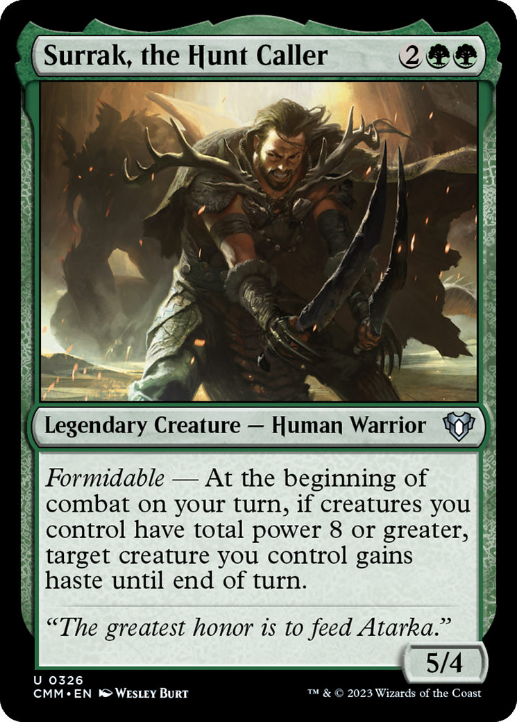 Surrak, the Hunt Caller [Commander Masters] | The Gaming-Verse