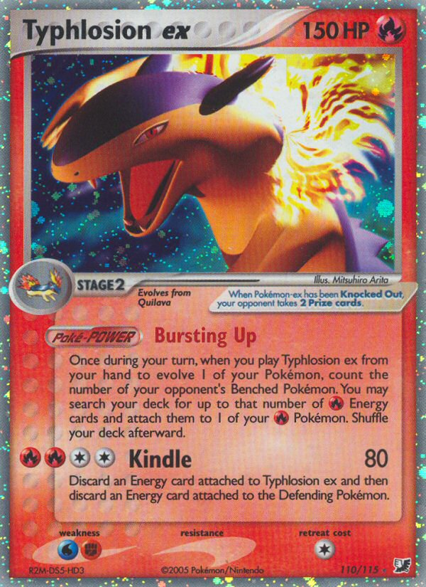 Typhlosion ex (110/115) [EX: Unseen Forces] | The Gaming-Verse