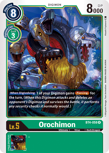 Orochimon [BT4-058] [Great Legend] | The Gaming-Verse