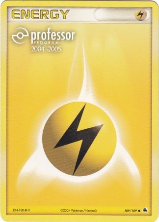 Lightning Energy (109/109) (2004 2005) [Professor Program Promos] | The Gaming-Verse