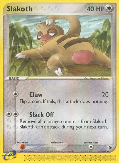 Slakoth (45/109) [EX: Ruby & Sapphire] | The Gaming-Verse