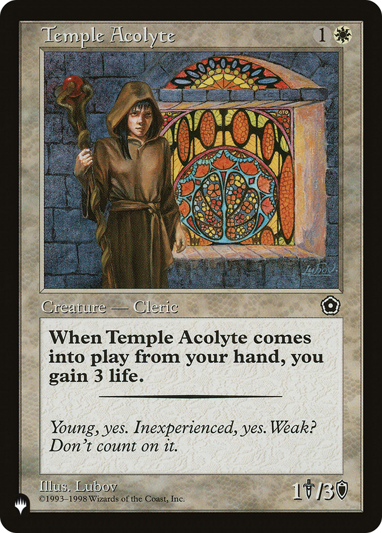 Temple Acolyte [The List Reprints] | The Gaming-Verse