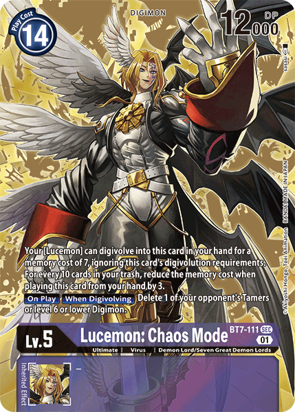 Lucemon: Chaos Mode [BT7-111] (Alternate Art) [Next Adventure] | The Gaming-Verse