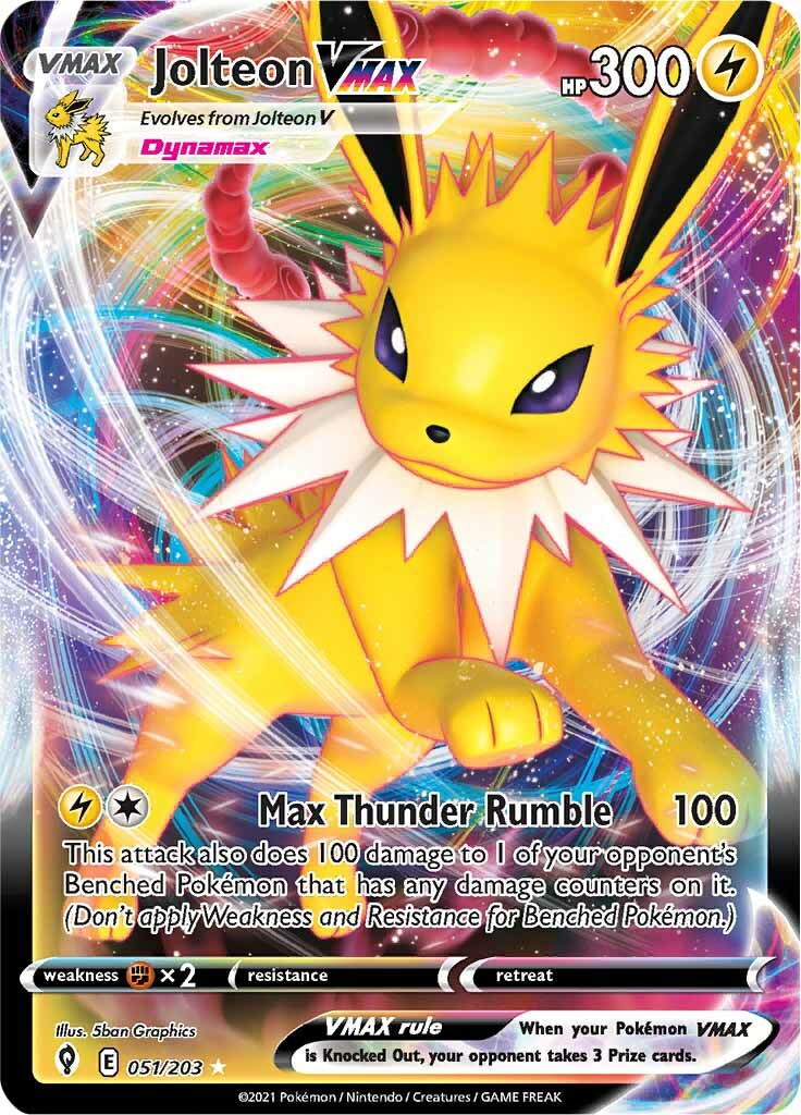 Jolteon VMAX (051/203) [Sword & Shield: Evolving Skies] | The Gaming-Verse