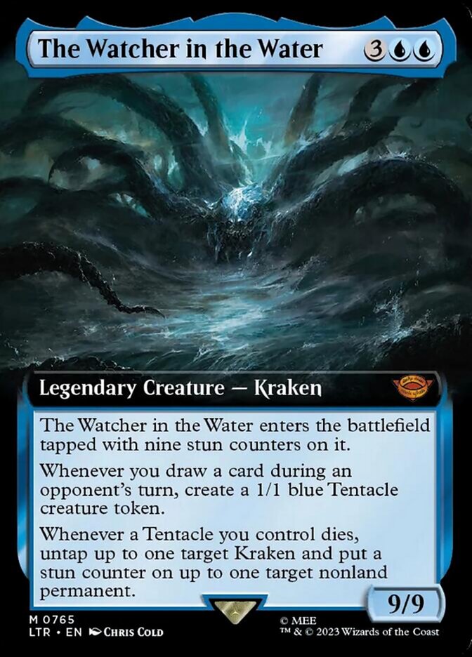 The Watcher in the Water (Extended Art) (Surge Foil) [The Lord of the Rings: Tales of Middle-Earth] | The Gaming-Verse