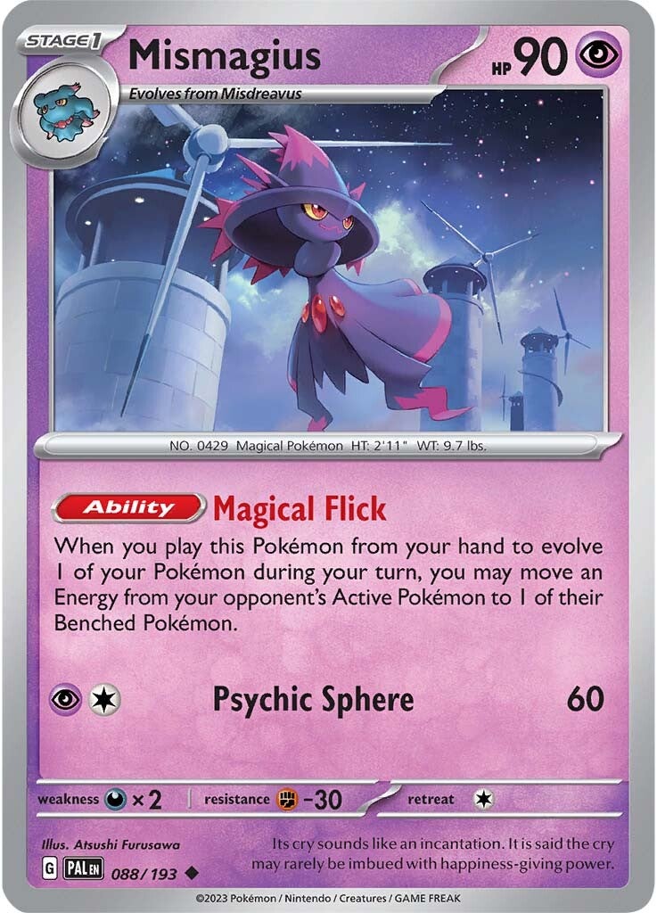 Mismagius (088/193) [Scarlet & Violet: Paldea Evolved] | The Gaming-Verse