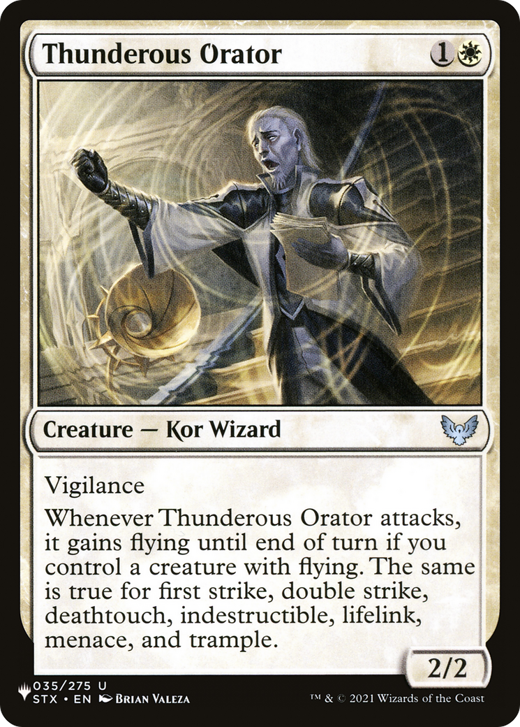 Thunderous Orator [The List Reprints] | The Gaming-Verse