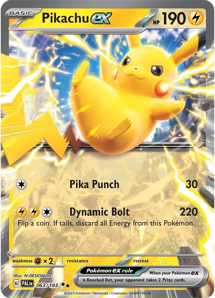 Pikachu ex (063/193) [Scarlet & Violet: Paldea Evolved] | The Gaming-Verse